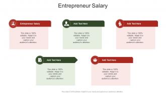 Entrepreneur Salary In Powerpoint And Google Slides Cpb