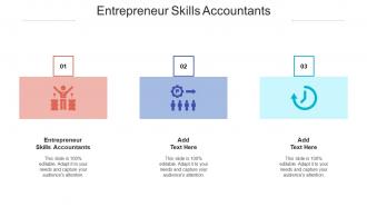 Entrepreneur Skills Accountants Ppt Powerpoint Presentation Infographic Template Cpb