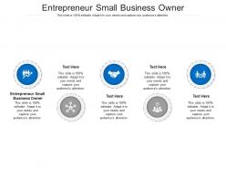 Entrepreneur small business owner ppt powerpoint presentation layouts pictures cpb
