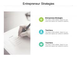 Entrepreneur strategies ppt powerpoint presentation styles slide portrait cpb