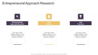 Entrepreneurial Approach Research In Powerpoint And Google Slides Cpb