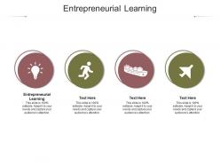 Entrepreneurial learning ppt powerpoint presentation ideas guidelines cpb