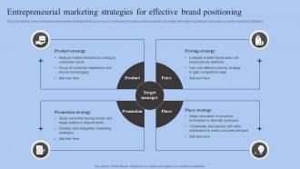 Entrepreneurial Marketing Strategies For Effective Brand Positioning