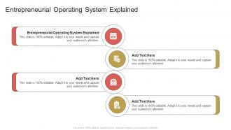 Entrepreneurial Operating System Explained In Powerpoint And Google Slides Cpb