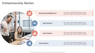 Entrepreneurship Barriers In Powerpoint And Google Slides Cpb