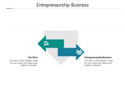 Entrepreneurship business ppt powerpoint presentation portfolio files cpb