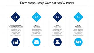 Entrepreneurship Competition Winners Ppt Powerpoint Presentation Shapes Cpb
