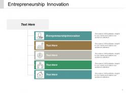 Entrepreneurship innovation ppt powerpoint presentation file templates cpb