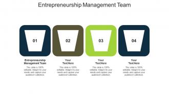 Entrepreneurship management team ppt powerpoint presentation styles slide cpb