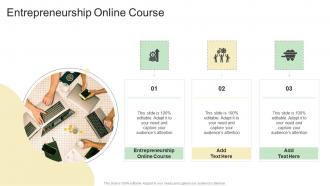 Entrepreneurship Online Course In Powerpoint And Google Slides Cpb