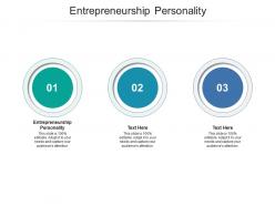 Entrepreneurship personality ppt powerpoint presentation icon good cpb