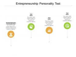 Entrepreneurship personality test ppt powerpoint presentation model slide portrait cpb