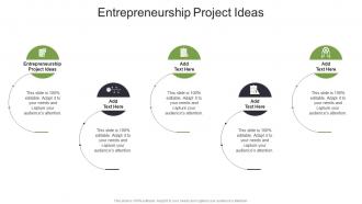 Entrepreneurship Project Ideas In Powerpoint And Google Slides Cpb