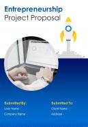 Entrepreneurship project proposal sample document report doc pdf ppt