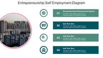 Entrepreneurship Self Employment Diagram Ppt Powerpoint Presentation Outline Microsoft Cpb