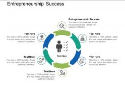Entrepreneurship success ppt powerpoint presentation infographic template tips cpb