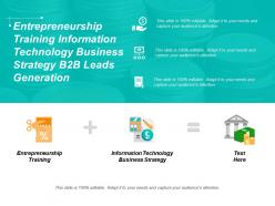 Entrepreneurship training information technology business strategy b2b leads generation cpb