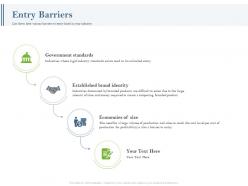 Entry Barriers Government Standards Ppt Model Visuals