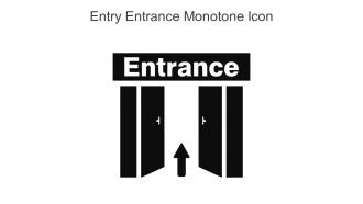 Entry Entrance Monotone Icon In Powerpoint Pptx Png And Editable Eps Format