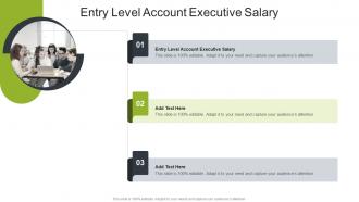 Entry Level Account Executive Salary In Powerpoint And Google Slides Cpb