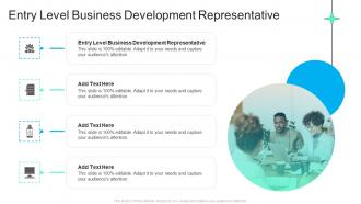 Entry Level Business Development Representative In Powerpoint And Google Slides Cpb
