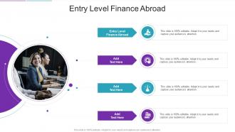 Entry Level Finance Abroad In Powerpoint And Google Slides Cpb