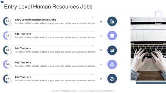 Entry Level Human Resources Jobs In Powerpoint And Google Slides Cpb