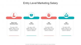 Entry Level Marketing Salary In Powerpoint And Google Slides Cpb