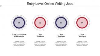 Entry Level Online Writing Jobs Ppt Powerpoint Presentation Icon Infographic Cpb