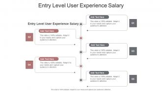 Entry Level User Experience Salary In Powerpoint And Google Slides Cpb