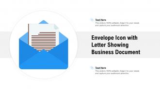 Envelope icon with letter showing business document