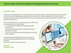 Environment Friendly Business Proposal Template Powerpoint Presentation Slides