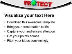 Environment protection global powerpoint templates ppt themes and graphics 0113