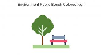 Environment Public Bench Colored Icon In Powerpoint Pptx Png And Editable Eps Format