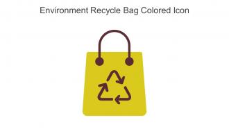 Environment Recycle Bag Colored Icon In Powerpoint Pptx Png And Editable Eps Format