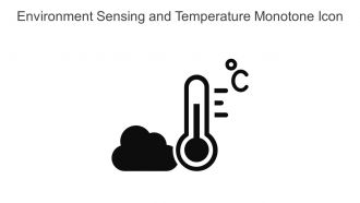 Environment Sensing And Temperature Monotone Icon In Powerpoint Pptx Png And Editable Eps Format