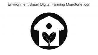 Environment Smart Digital Farming Monotone Icon In Powerpoint Pptx Png And Editable Eps Format