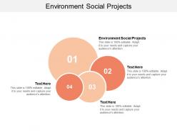 Environment social projects ppt powerpoint presentation gallery model cpb