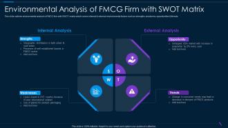 Environmental Analysis Of FMCG Firm With SWOT Matrix