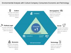 Environmental analysis with culture company consumers economic and technology