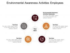 Environmental awareness activities employees ppt powerpoint presentation infographic template cpb