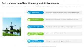 Environmental Benefits Of Bioenergy Sustainable Sources