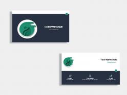 Environmental business card design template