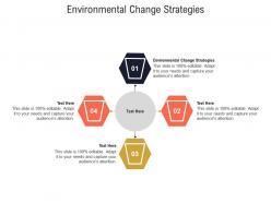 Environmental change strategies ppt powerpoint presentation model objects cpb