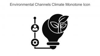Environmental Channels Climate Monotone Icon In Powerpoint Pptx Png And Editable Eps Format