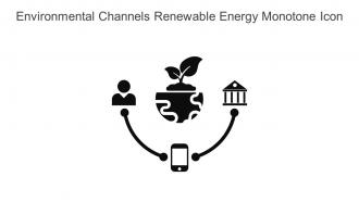 Environmental Channels Renewable Energy Monotone Icon In Powerpoint Pptx Png And Editable Eps Format