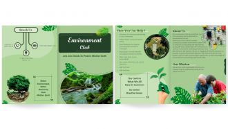 Environmental Club Brochure Bifold