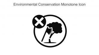 Environmental Conservation Monotone Icon In Powerpoint Pptx Png And Editable Eps Format