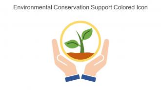 Environmental Conservation Support Colored Icon In Powerpoint Pptx Png And Editable Eps Format