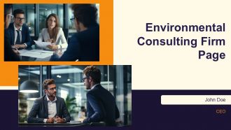 Environmental Consulting Firm Page PPT Outline AT Environmental Consulting Firm Page PPT Outline AT